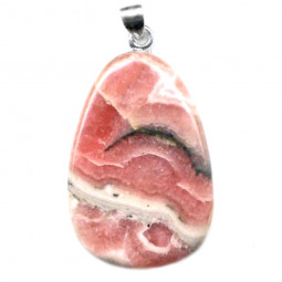 Pendentif Goutte en Rhodochrosite