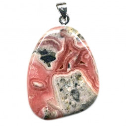 Pendentif Goutte en Rhodochrosite