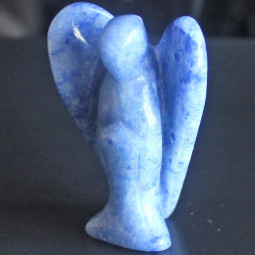 Ange en Aventurine Bleue