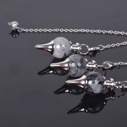 Pendule Séphoroton en Quartz Tourmaline