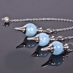 Pendule en Aigue Marine Style Séphoroton