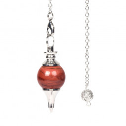 Pendule Séphoroton en Jaspe Rouge