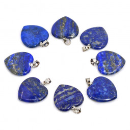 Pendentif Coeur en Lapis-Lazuli