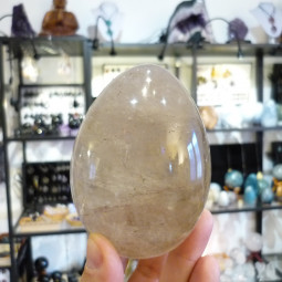 Oeuf en Quartz Fumé