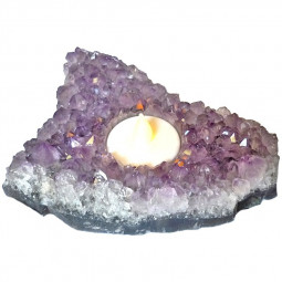 Bougeoir en Améthyste