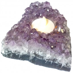 Bougeoir en Améthyste