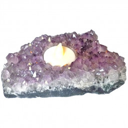 Bougeoir en Améthyste