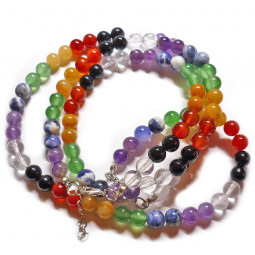 Collier Boules 7 Chakras