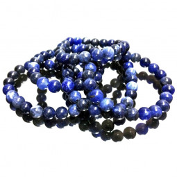 Bracelet Boules en Sodalite - 8 mm