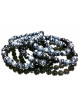 Bracelet en Obsidienne Neige - Boules  de 6 ou 8 mm