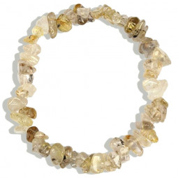 Bracelet Baroque en Quartz Rutile