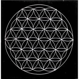 Tapis Fleur de Vie - 30 x 30 cm