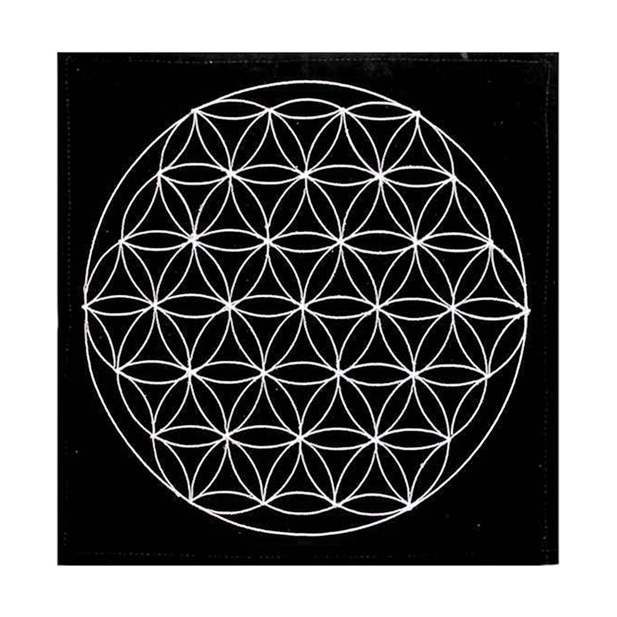 Tapis Fleur de Vie - 30 x 30 cm