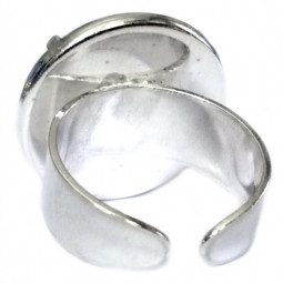 Bague Argent & Aventurine Rouge