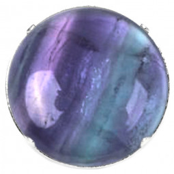 Bague Argent & Fluorite