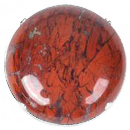 Bague Argent & Jaspe Rouge