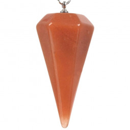 Pendule Cône en Aventurine Rouge