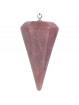 Pendule Cône en Quartz Hématoïde