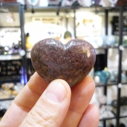 Coeur en Rhodonite