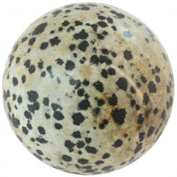Sphère en Jaspe Dalmatien
