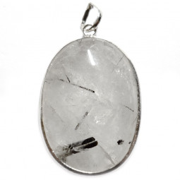 Pendentif en Quartz Tourmaline