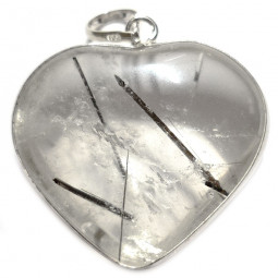 Pendentif en Quartz Tourmaline