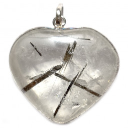 Pendentif en Quartz Tourmaline