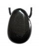 Pendentif Percé en Obsidienne Noire Vibrations Cristallines