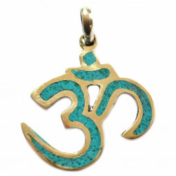 Pendentif Om en Laiton