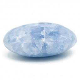 Galet de Calcite Bleue
