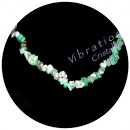 Collier Baroque en Chrysoprase
