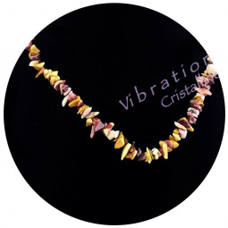 Collier Baroque en Jaspe Mokaïte