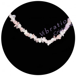 Collier Baroque en Quartz Rose