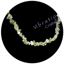 Collier Baroque en Préhnite