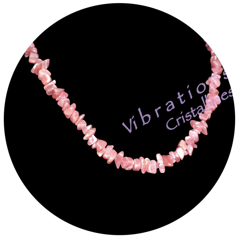 Collier Baroque en Rhodochrosite