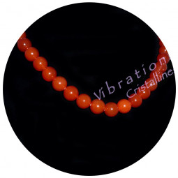 Collier Boules en Cornaline