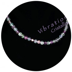 Collier Boules en Fluorite
