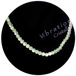 Collier en Préhnite - Boules de 6 mm