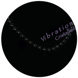 Collier Boules en Onyx