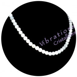 Collier Boules en Pierre de Lune
