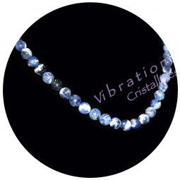 Collier Boules en Sodalite