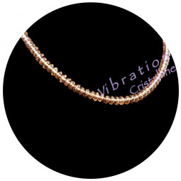 Collier en Quartz Fumé