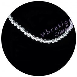 Collier Boules en Cristal de Roche