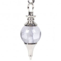 Pendule Séphoroton en Cristal de Roche Vibrations Cristallines