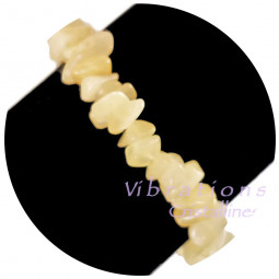 Bracelet Baroque en Calcite Jaune