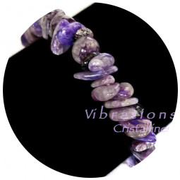 Bracelet Baroque en Charoïte