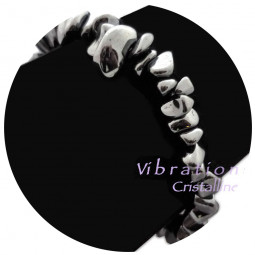 Bracelet en Hématite de Style Baroque