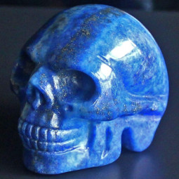 Crâne en Lapis-Lazuli