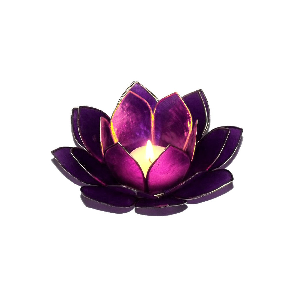Bougeoir Photophore Lotus Violet