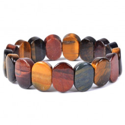 Bracelet 3 Oeil - Plaquettes Ovales